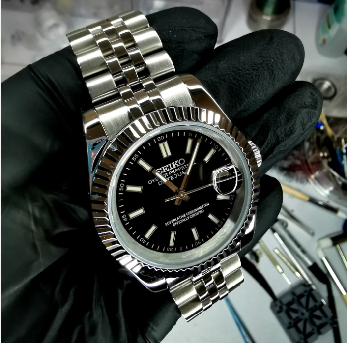 Seiko-mod Datejust - Chrono122