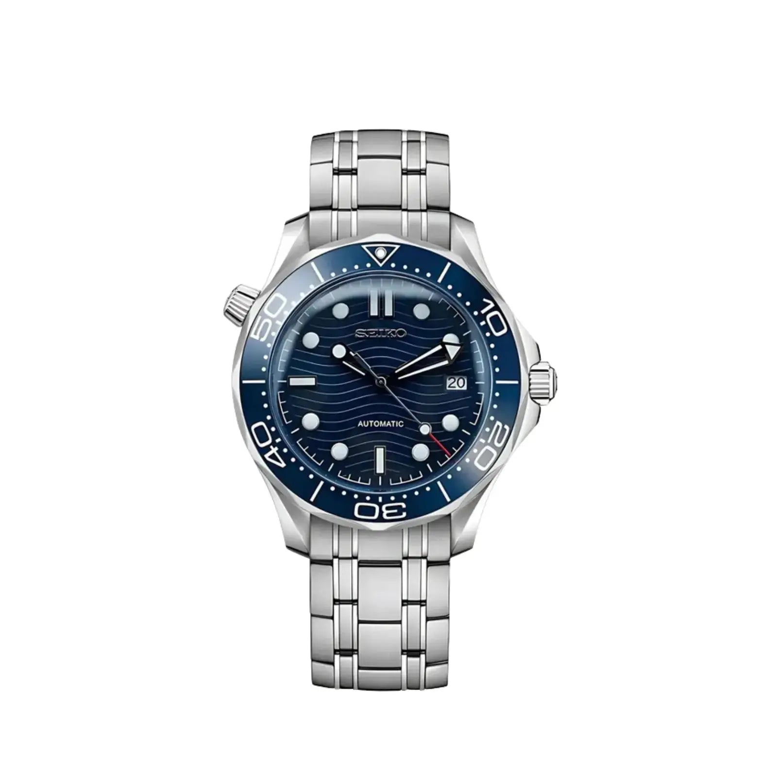 Seamaster 300 Seiko Mod James Bond tribute, mouvement automatique Chrono122