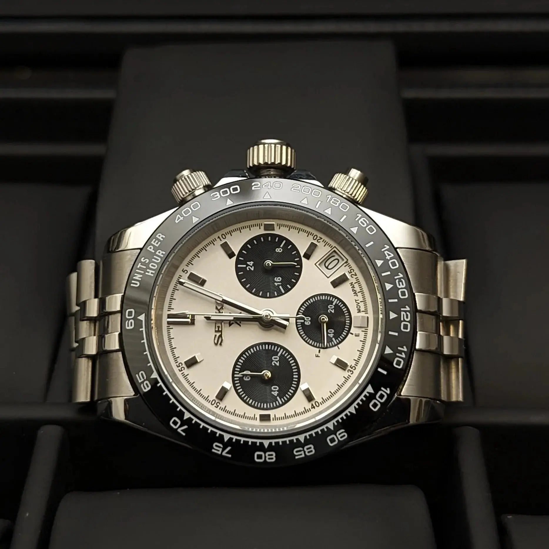 Seiko-Mod Panda - Chrono122