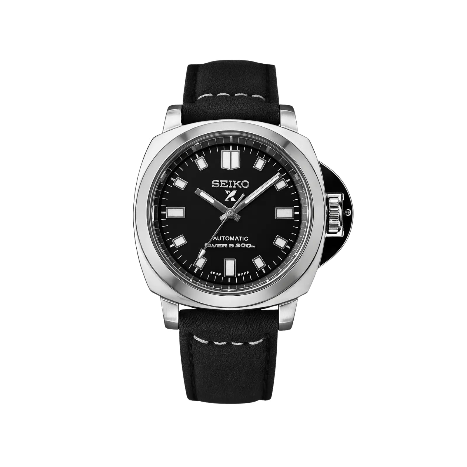 Seiko Mod Panerai Luminor Black Chrono122