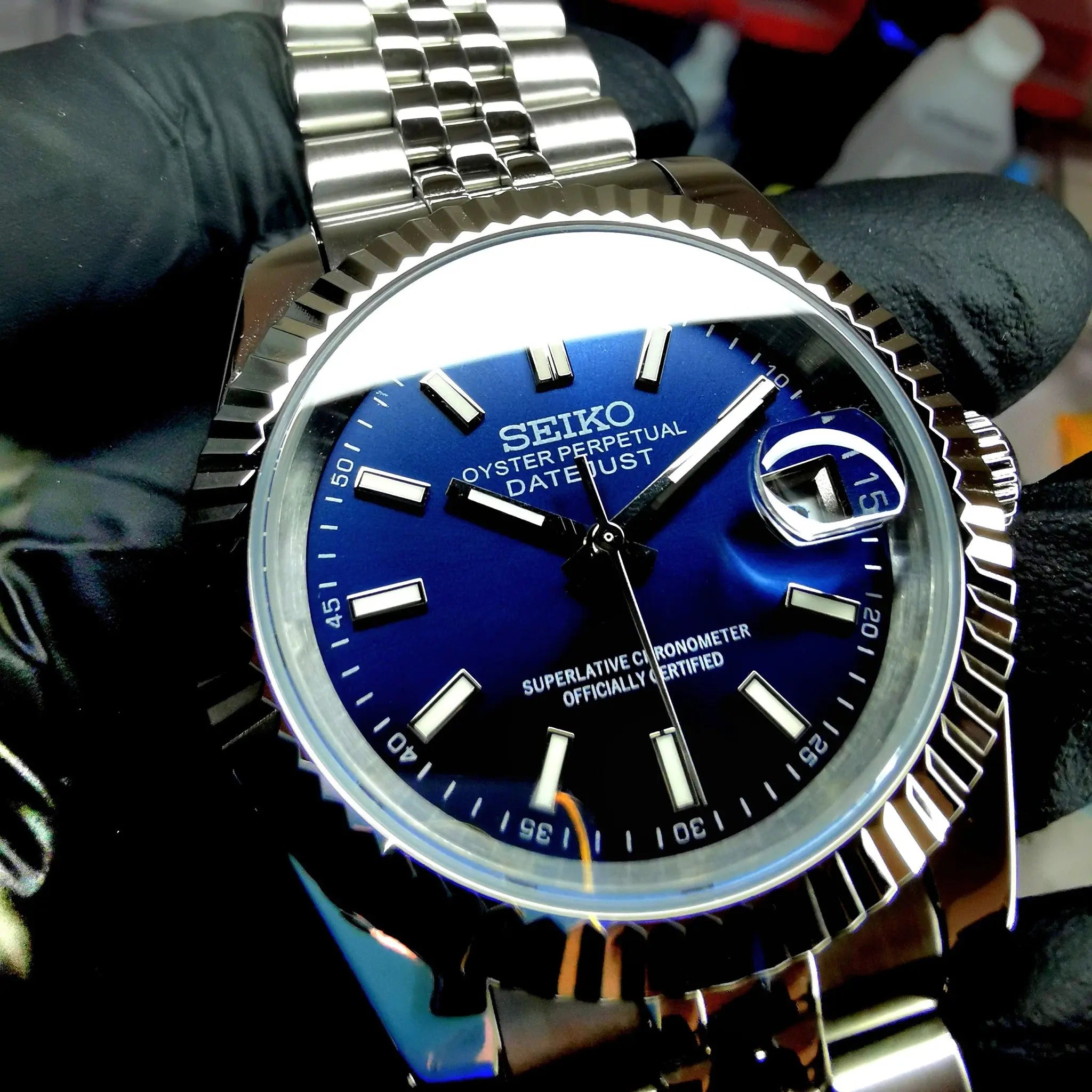 Seiko-mod Datejust - Chrono122