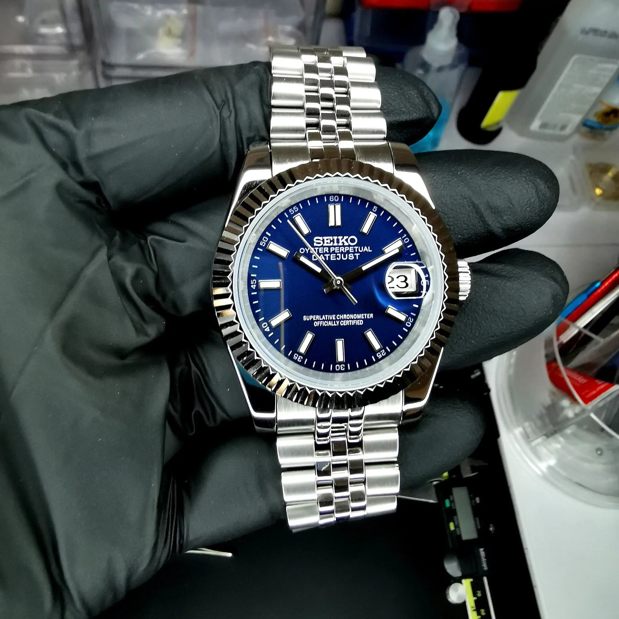 Seiko-mod Datejust - Chrono122