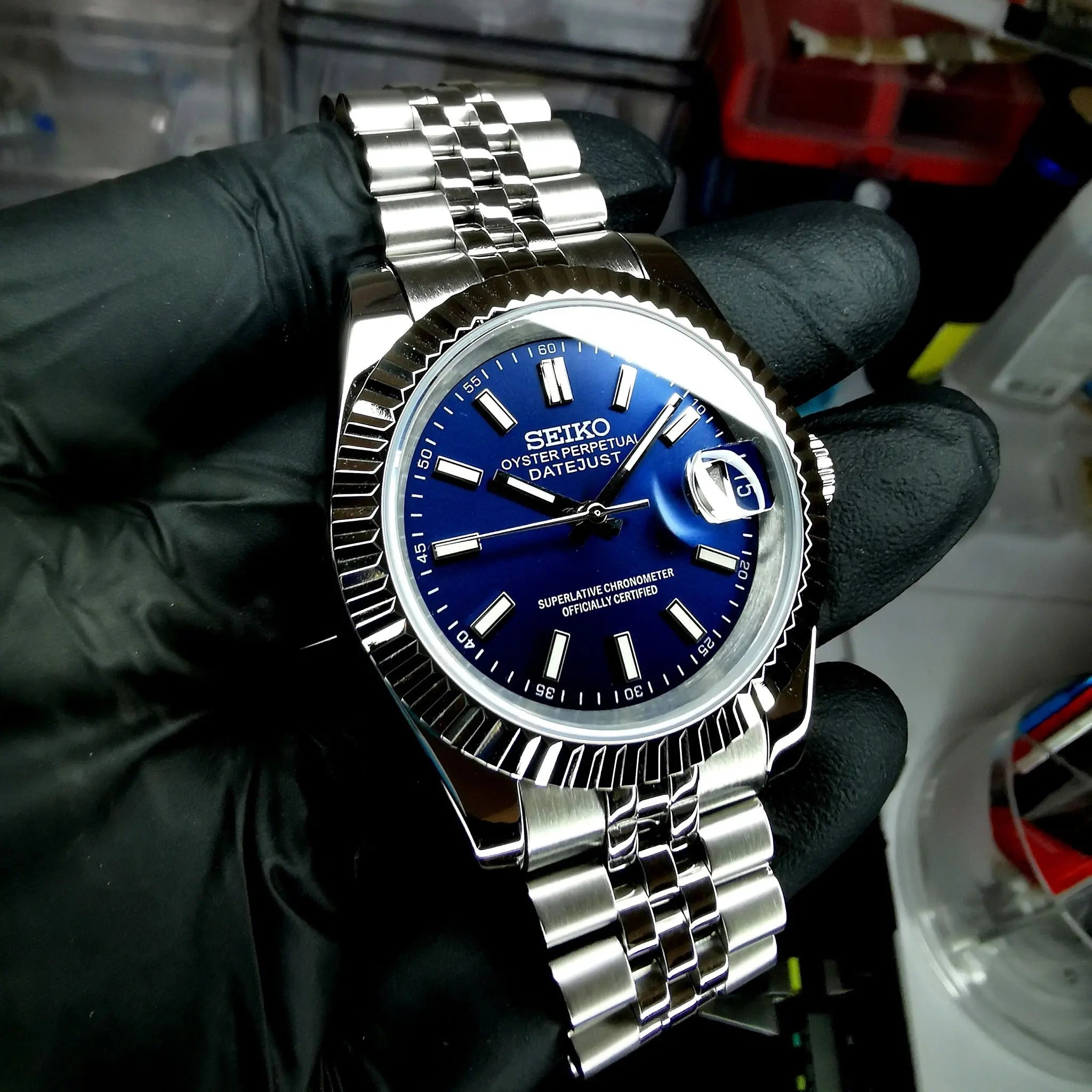 Seiko-mod Datejust - Chrono122