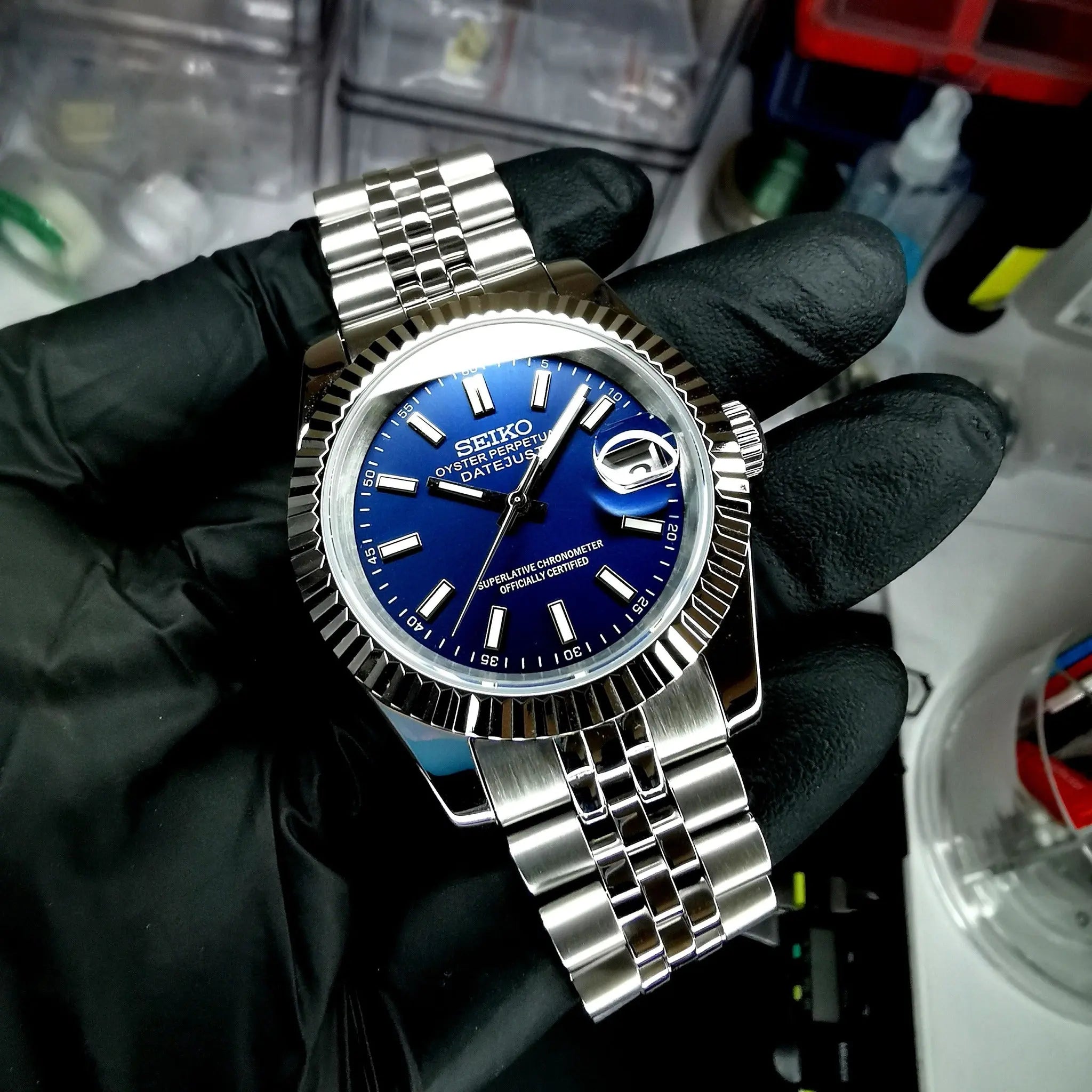 Seiko-mod Datejust - Chrono122