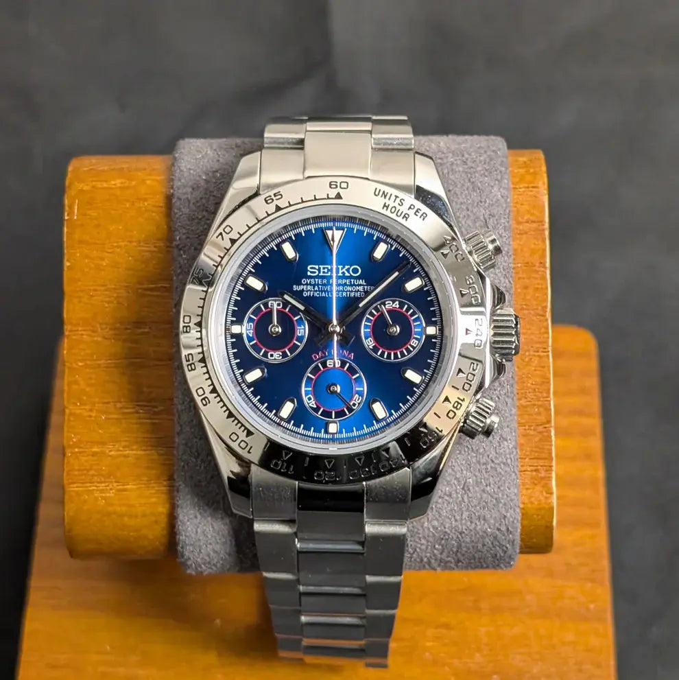 Seiko-mod Daytona Bleue - Chrono122