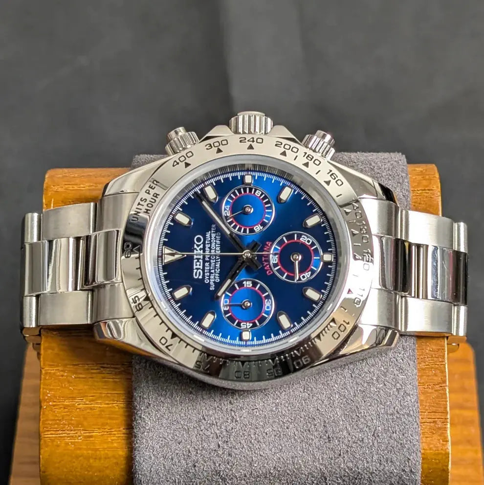 Seiko-mod Daytona Bleue - Chrono122