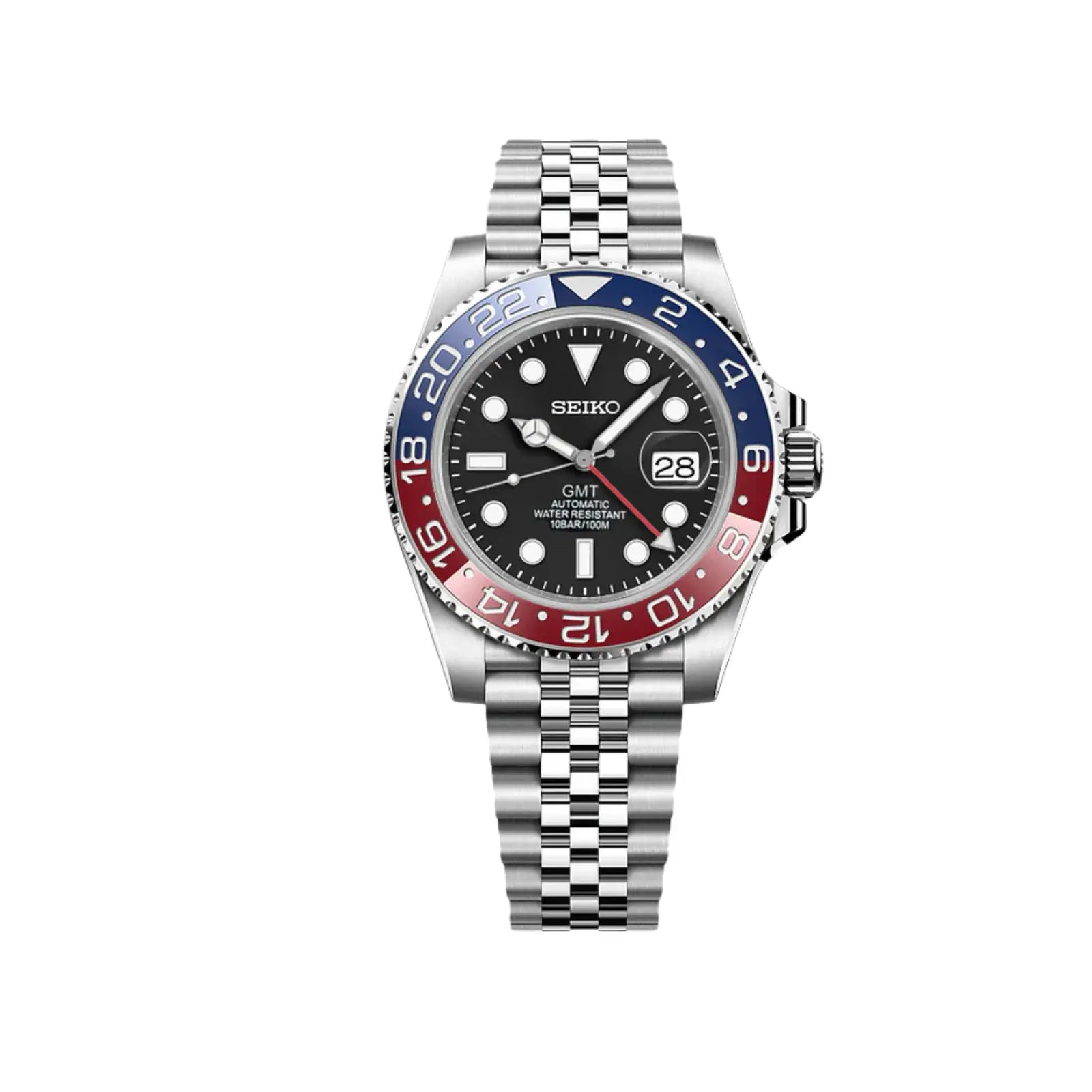 Seiko-mod GMT Master 41 - Pepsi Chrono122