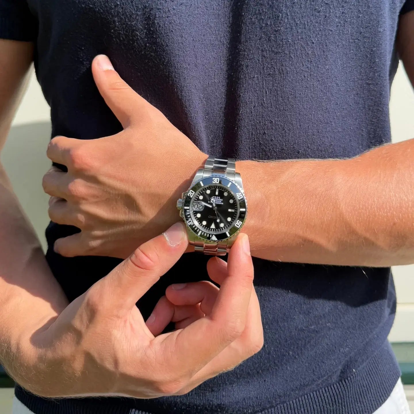 Seiko-mod Marine Master - Chrono122