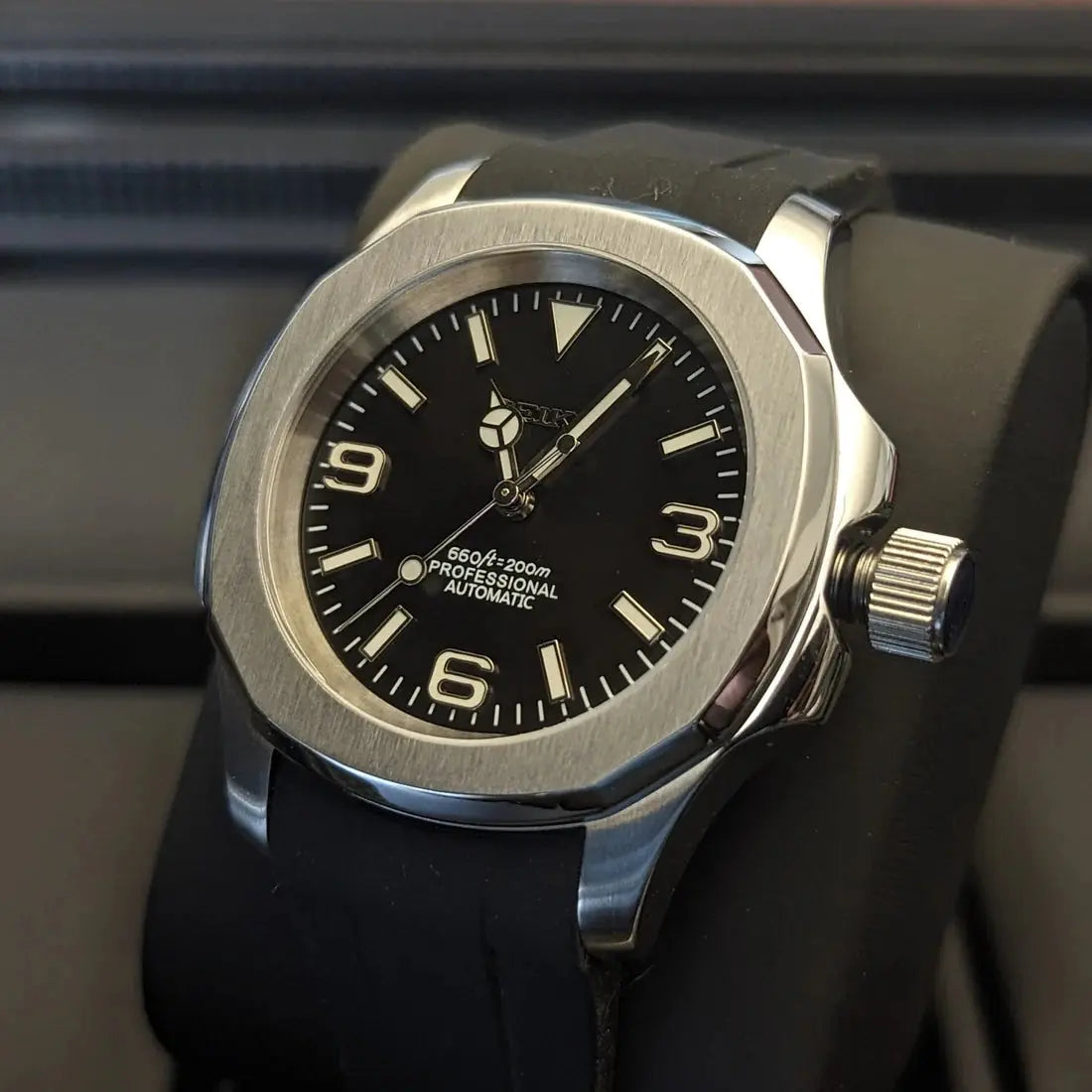 Seiko-mod Nautilus (Disponible le 21/08) - Chrono122, Patek philippe, Proseiko, seiko arabic dial