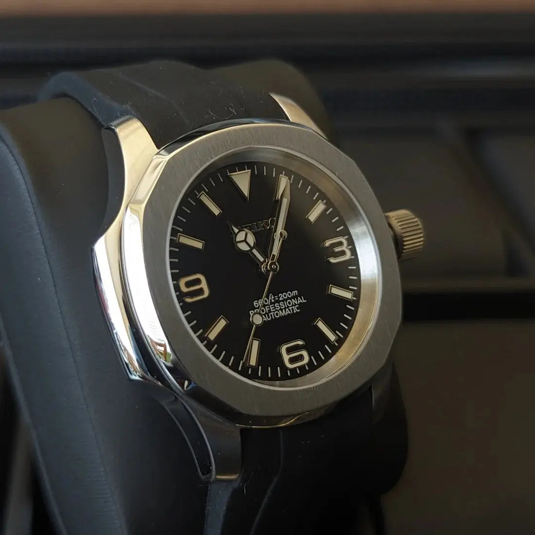 Seiko-mod Nautilus (Disponible le 21/08) - Chrono122, Patek philippe, Proseiko, seiko arabic dial