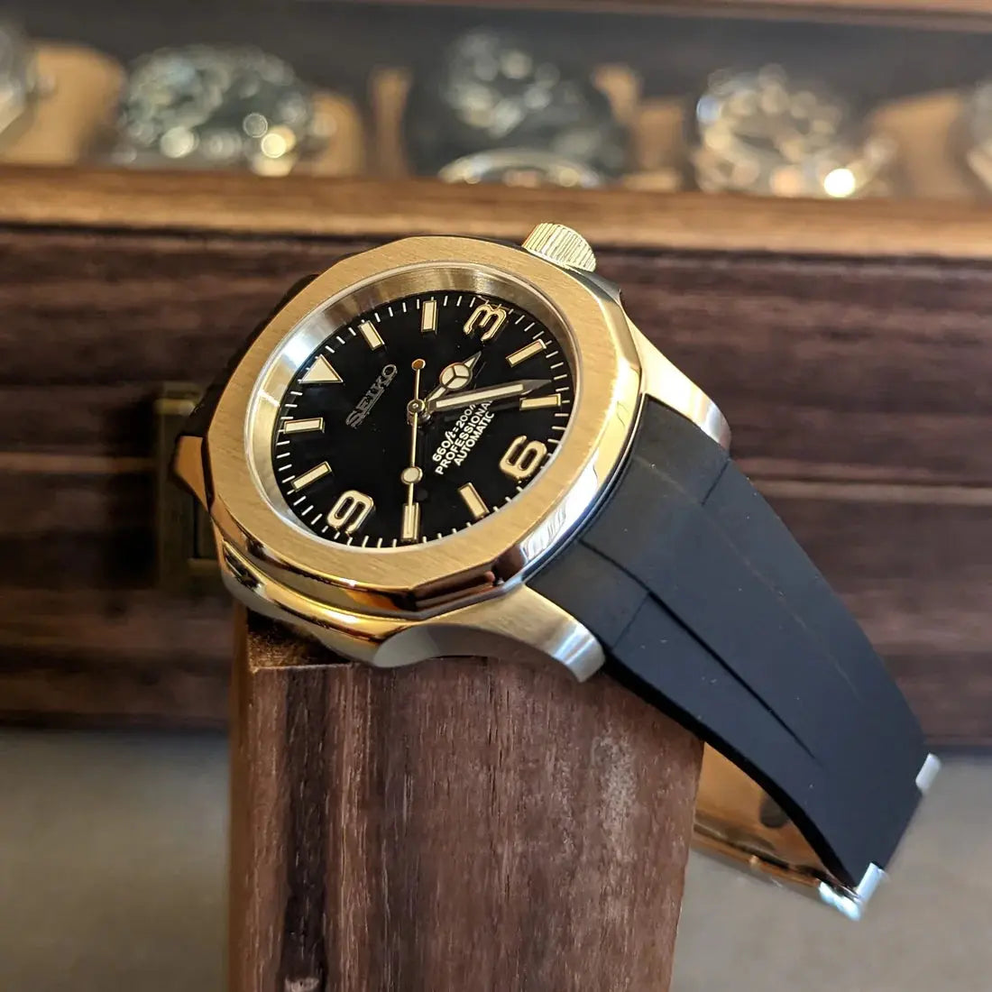 Seiko-mod Nautilus (Disponible le 21/08) - Chrono122, Patek philippe, Proseiko, seiko arabic dial