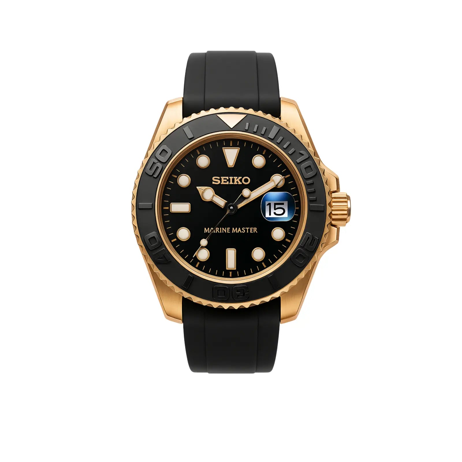 Seiko rose gold Chrono122