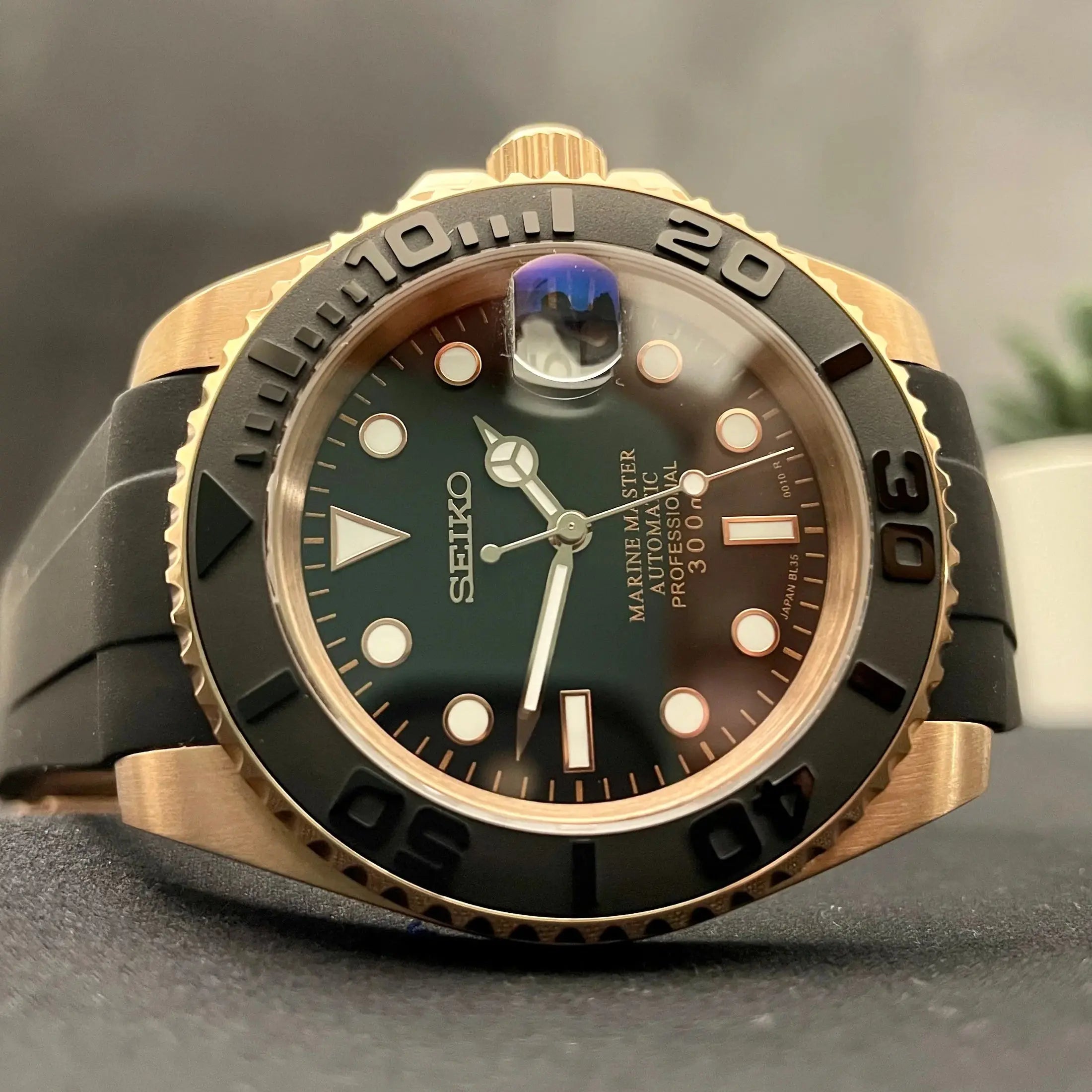 Seiko-mod Yachty rose gold