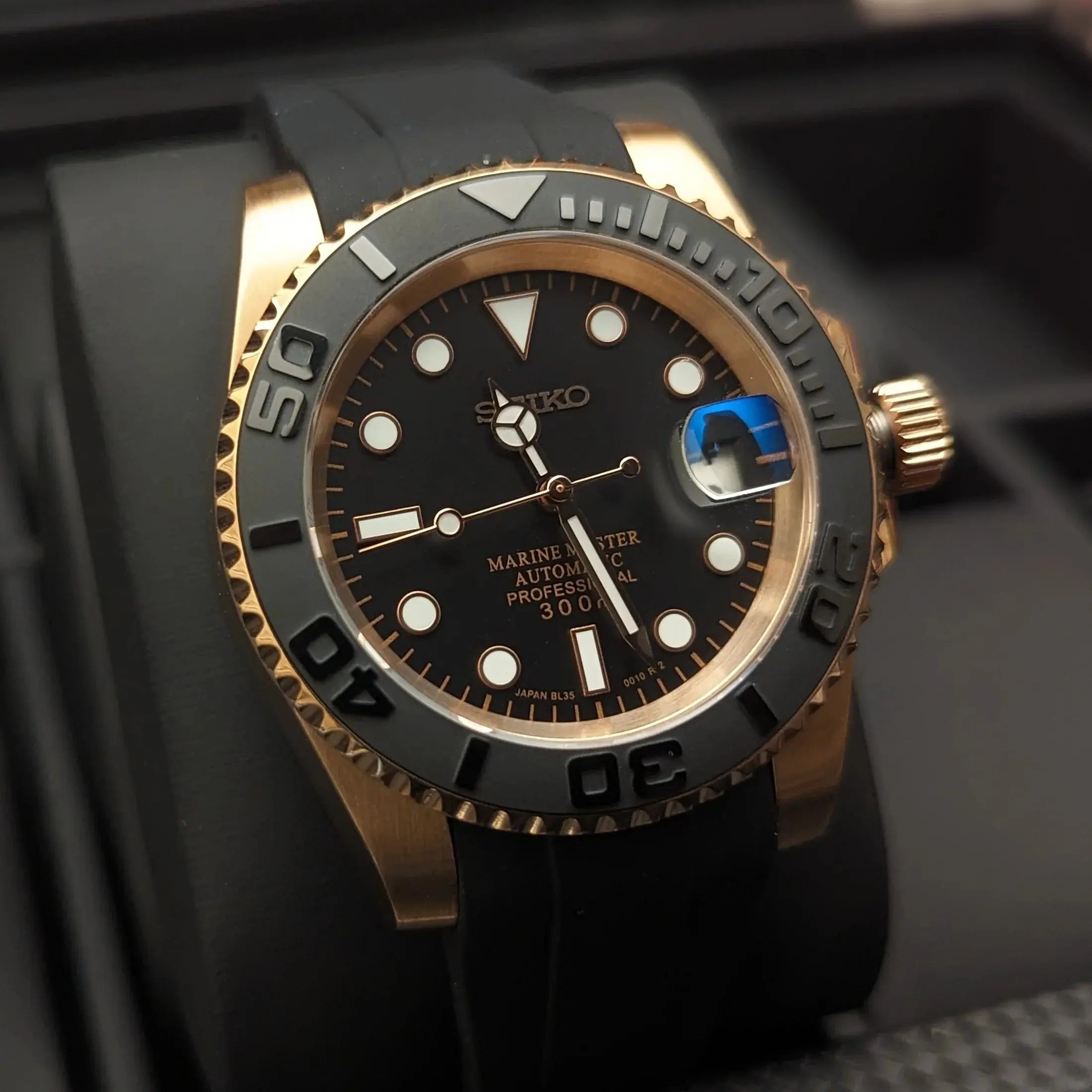 Seiko-mod Yachty rose gold