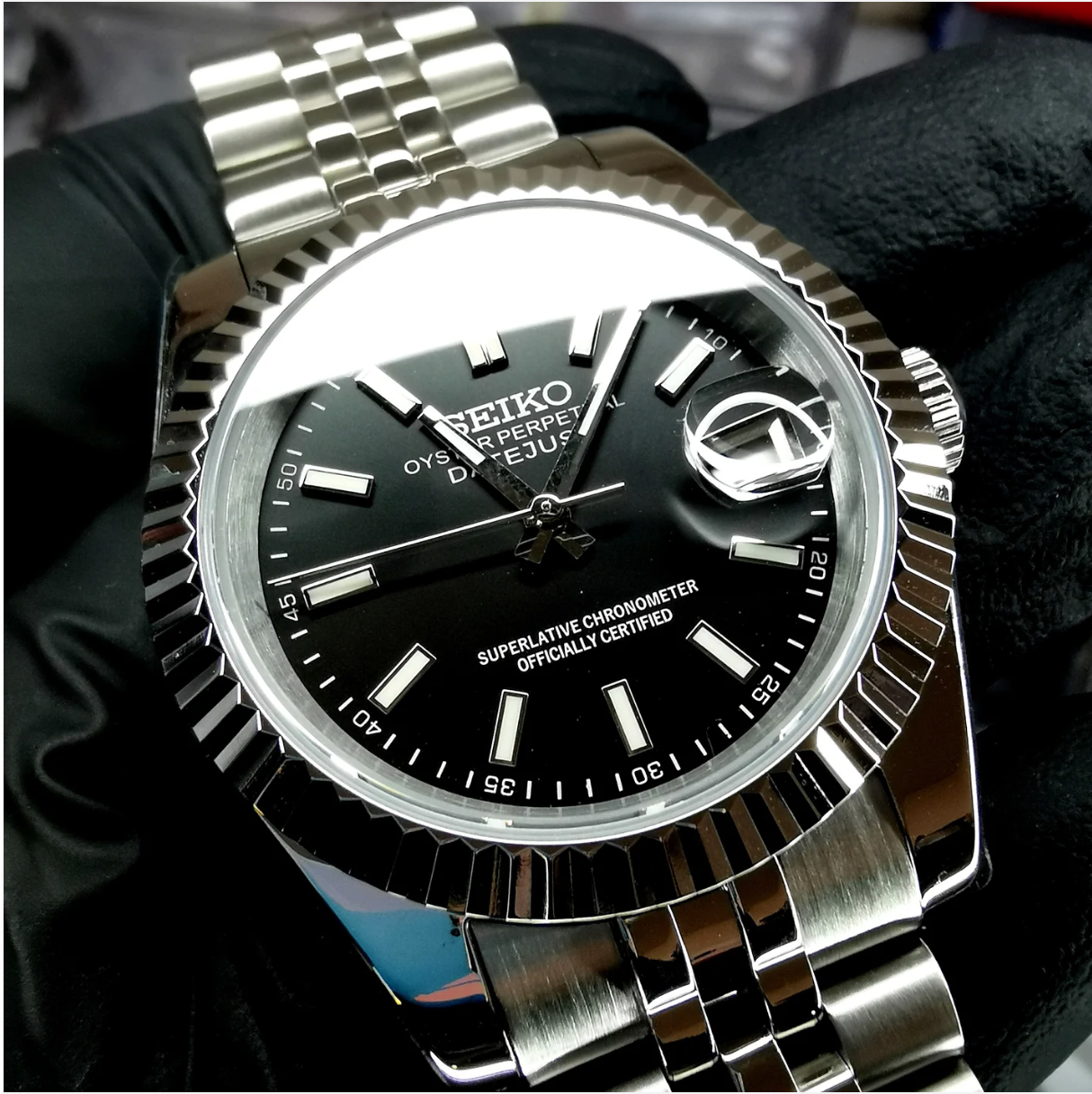 Seiko-mod Datejust - Chrono122