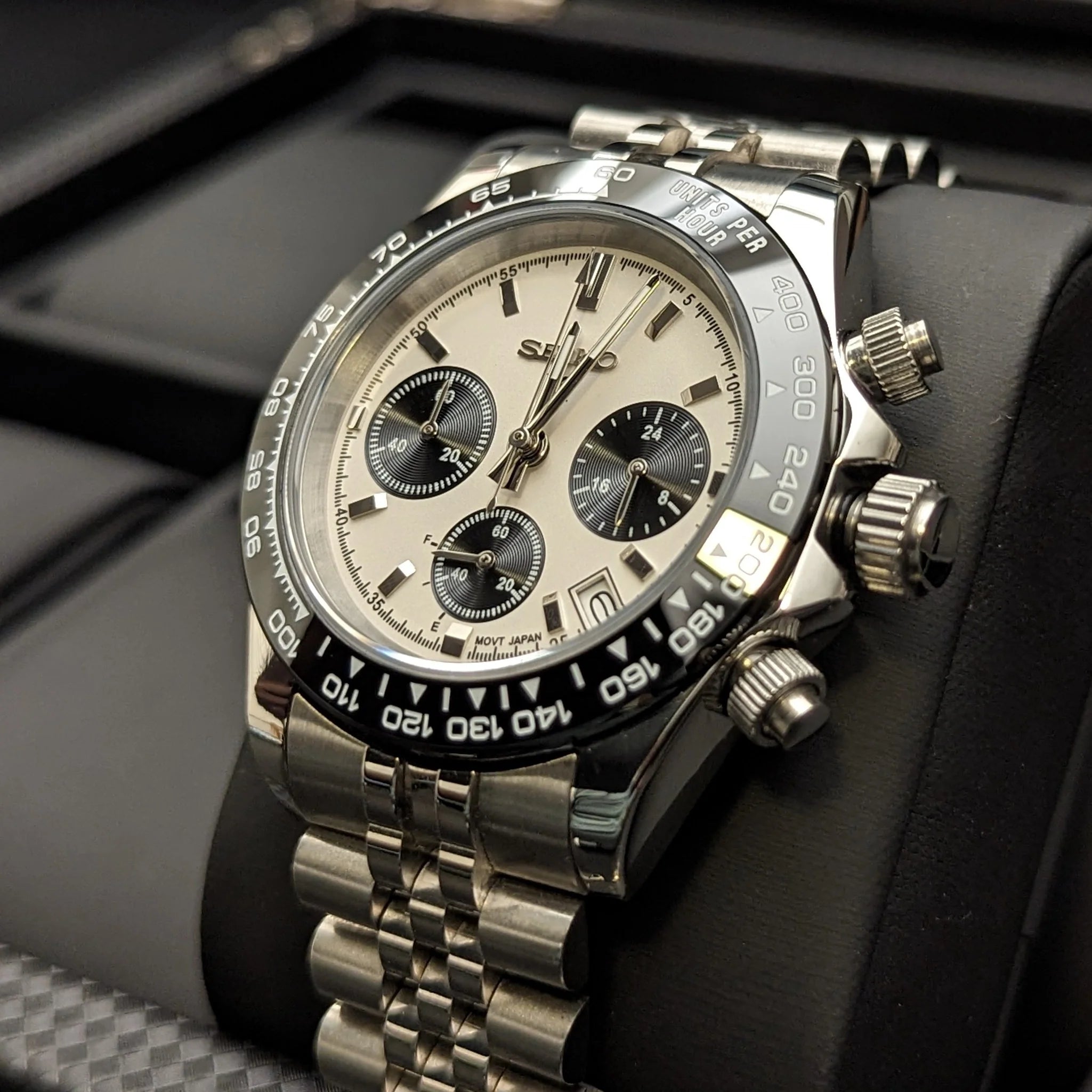 Seiko-Mod Panda - Chrono122