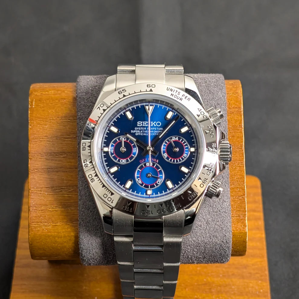 Seiko-mod Daytona Bleue - Chrono122