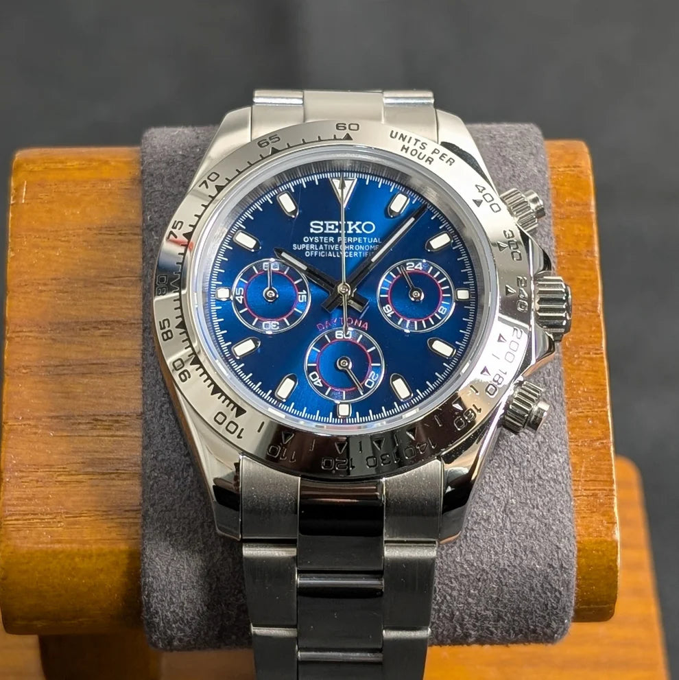 Seiko-mod Daytona Bleue - Chrono122