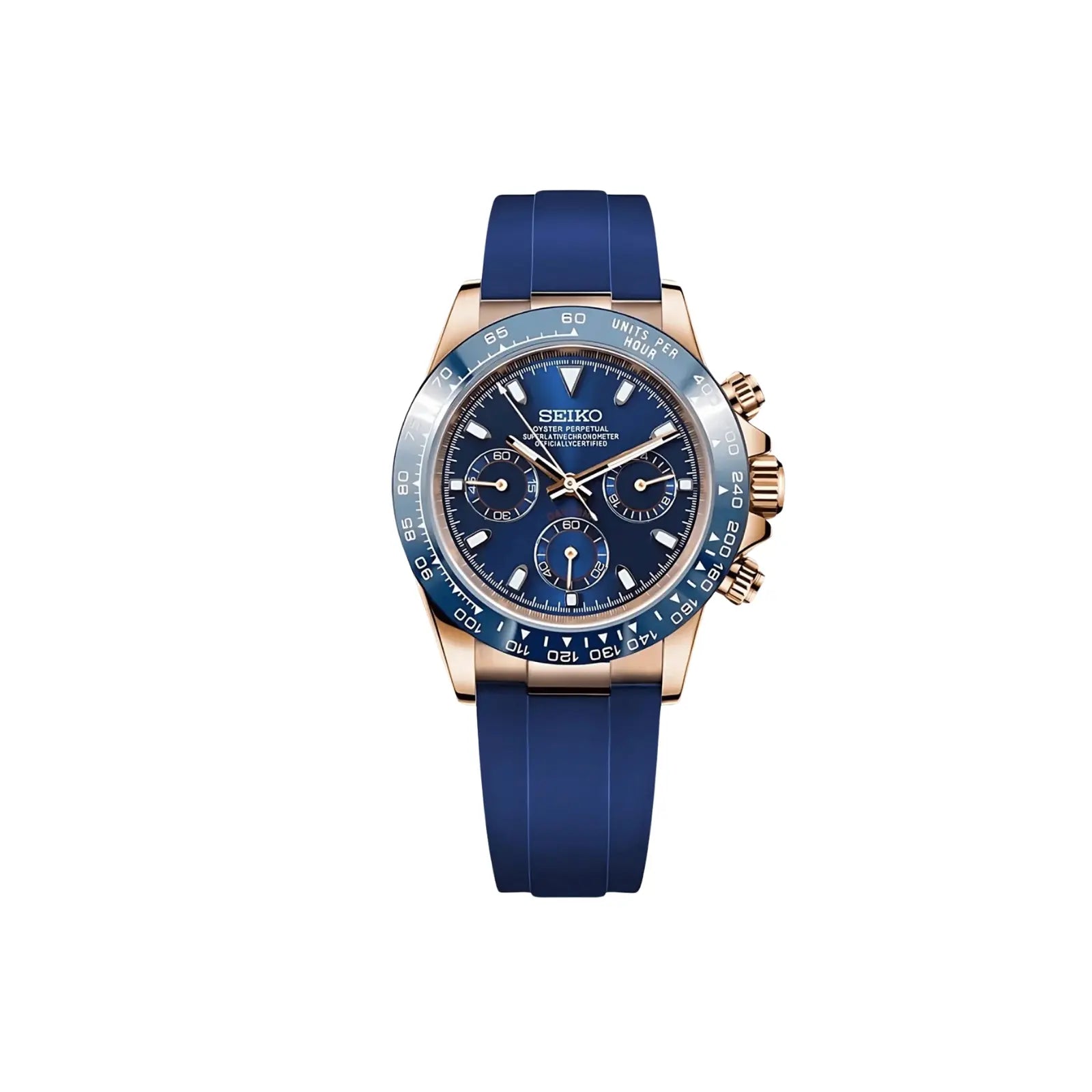 Seiko Daytona bleue Chrono122