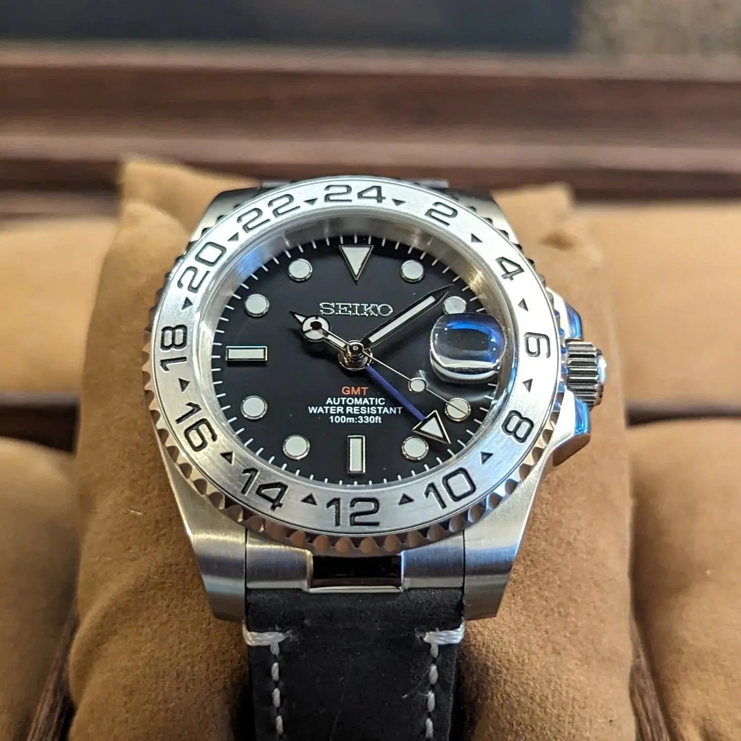 Seiko GMT Master-ii Stealth Mod Chrono122