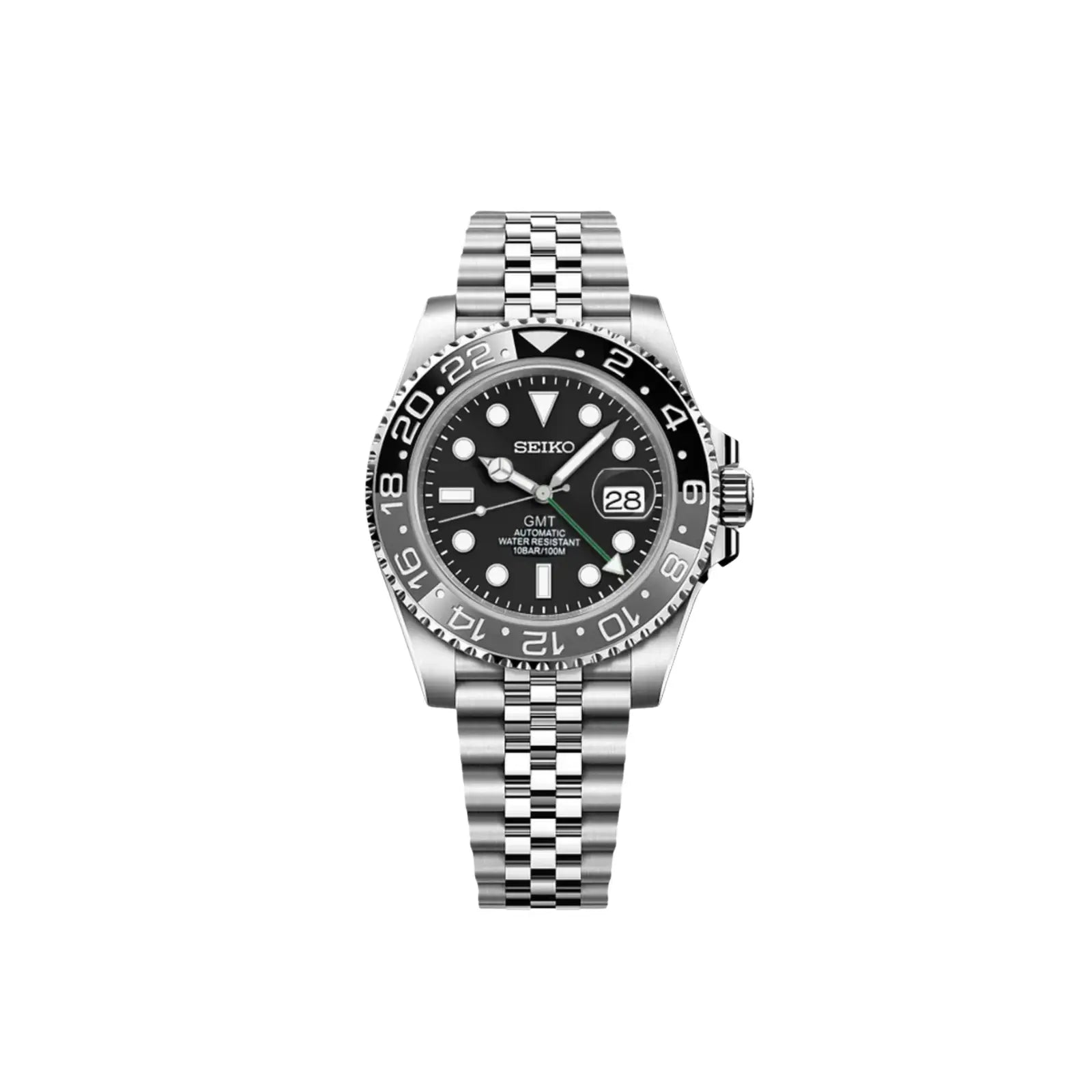 Seiko Mod GMT Bruce Wayne Chrono122