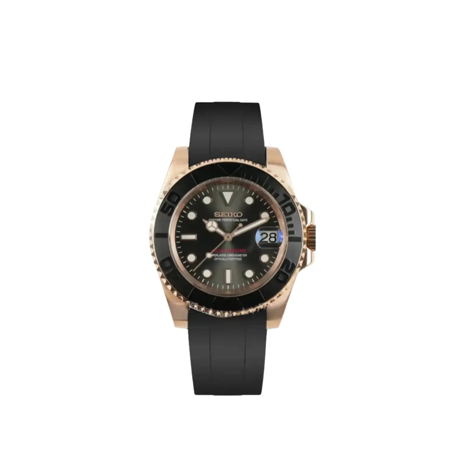 Seiko-mod rose gold, mod Yachtmaster Chrono122